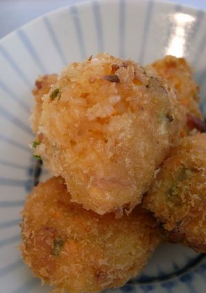 野菜苦手２歳児の②　ライスコロッケ-レシピのメイン写真