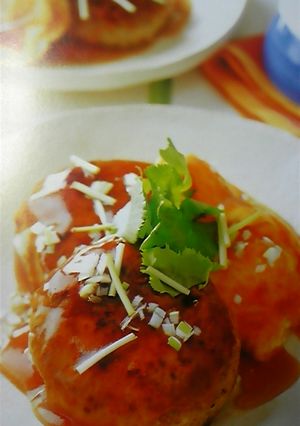 甘酢で豆腐ハンバーグ-レシピのメイン写真