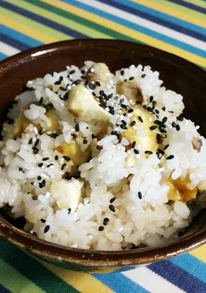 栗おこわｏｒ栗ご飯　分量は同じでO.K！-レシピのメイン写真