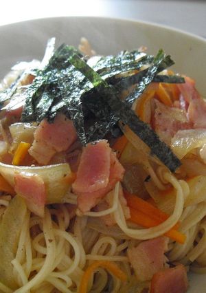 そうめんパスタ～バターしょうゆ味～-レシピのメイン写真