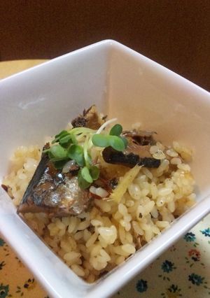 お手軽de美味！さんま缶で炊き込みご飯-レシピのメイン写真