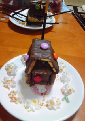 簡単お菓子の家-レシピのメイン写真