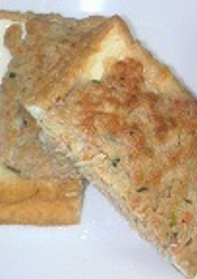 厚揚げのひき肉のせ焼き-レシピのメイン写真