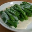 5分で完成★インゲンのクリームソース