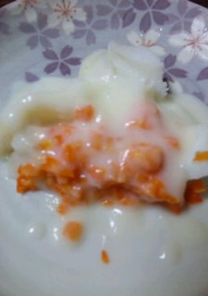離乳食　鱈のホワイトソースかけ-レシピのメイン写真
