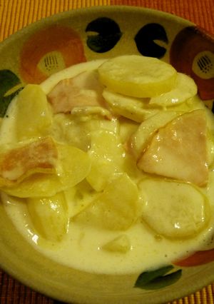 じゃがいもとハムのミルク煮-レシピのメイン写真
