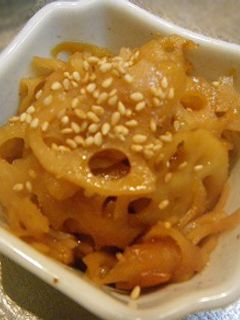 シャキシャキ蓮根のきんぴら☆-レシピのメイン写真