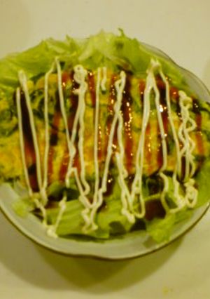 ニラ玉 お好み焼き風-レシピのメイン写真