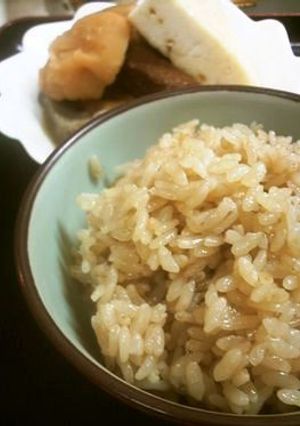 簡単!おでんに合う♪手作りほうじ茶で茶飯-レシピのメイン写真