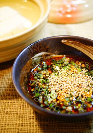 ✿食べるラー油でピリ辛☆湯豆腐のたれ✿-レシピのメイン写真