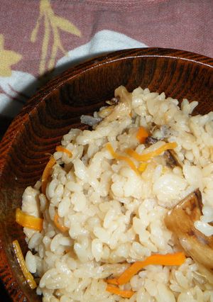 香りと味の松茸ごはん-レシピのメイン写真