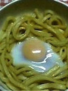月見焼きうどん-レシピのメイン写真