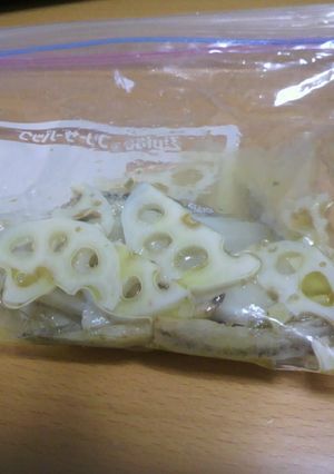 ごぼうとレンコンの柚子胡椒サラダ-レシピのメイン写真