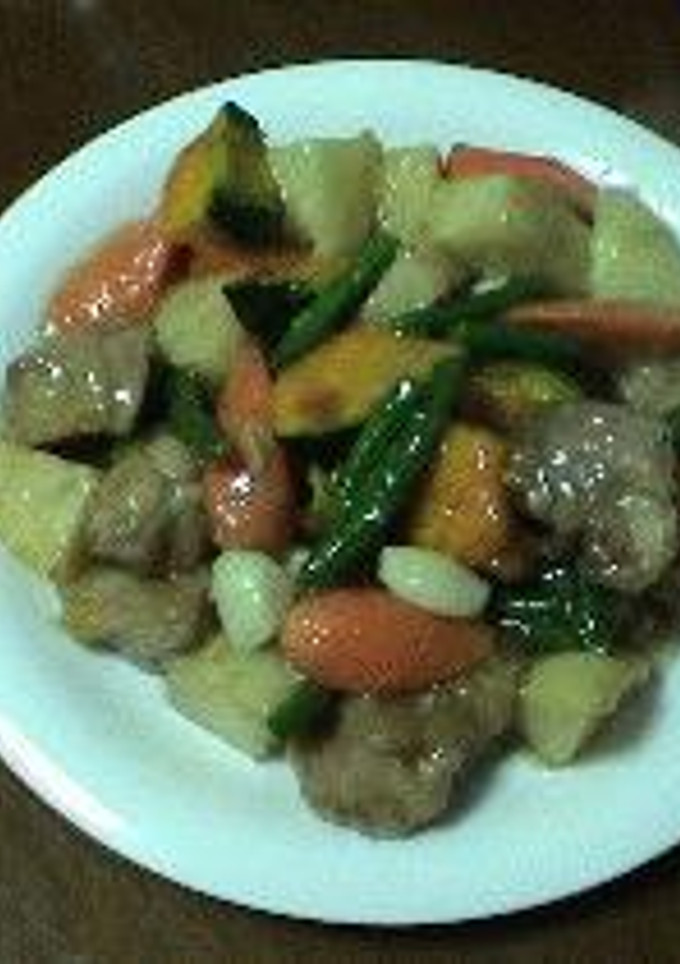 鶏肉とじゃがいもの揚げ煮-レシピのメイン写真