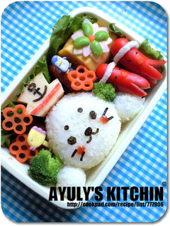 *しろたん弁当*キャラ弁*-レシピのメイン写真