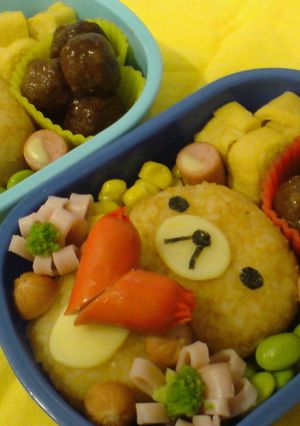 リラックマ弁当-レシピのメイン写真