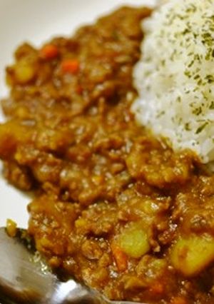 かぼちゃ入り優しい味のキーマカレー-レシピのメイン写真