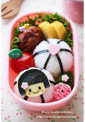簡単♪おかっぱヘアの女の子＊キャラ弁-レシピのメイン写真