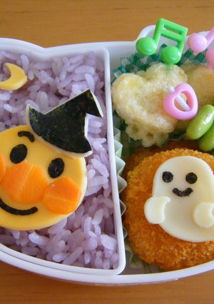 キャラ弁♪　ハロウィン☆アンパンマン♡-レシピのメイン写真