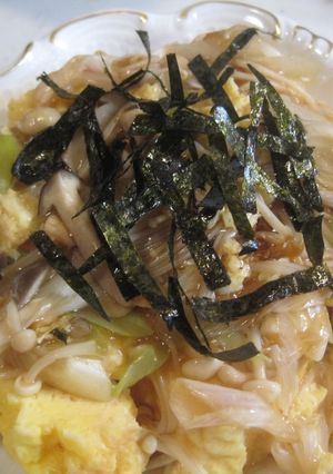 ルクエで、残った卵焼きをあんかけに-レシピのメイン写真