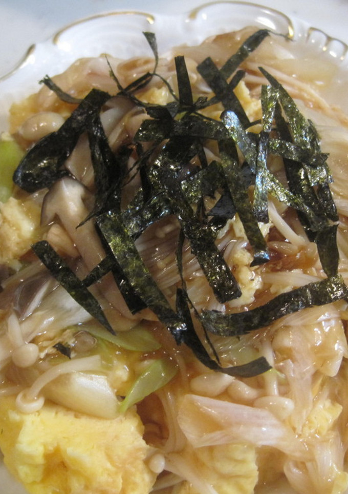 ルクエで、残った卵焼きをあんかけに-レシピのメイン写真