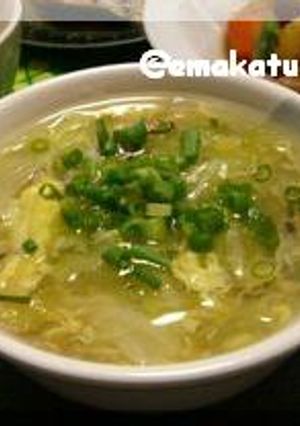 キャベツのとろとろ中華スープ-レシピのメイン写真