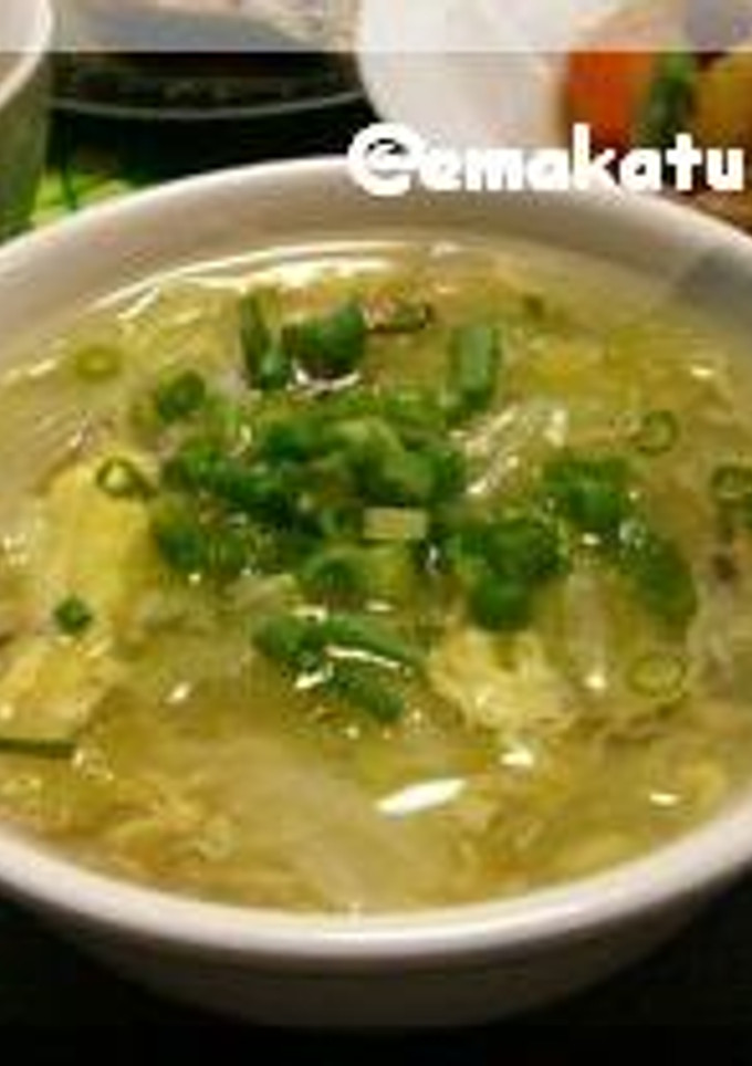 キャベツのとろとろ中華スープ-レシピのメイン写真