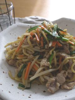 居酒屋の味☆ランチにも♬醤油やきそば-レシピのメイン写真