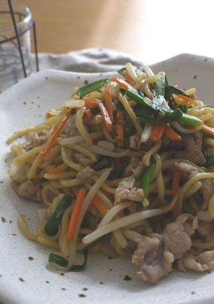 居酒屋の味☆ランチにも♬醤油やきそば-レシピのメイン写真