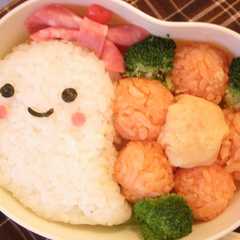 รูปของ おばけちゃん♪ごはん✿　※キャラ弁