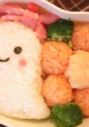 おばけちゃん♪ごはん✿　※キャラ弁-レシピのメイン写真