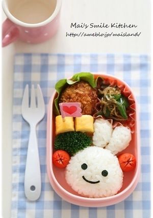 メリーズの白うさぎちゃん＊キャラ弁-レシピのメイン写真