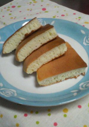 簡単☆卵白だけふわふわホットケーキ♪-レシピのメイン写真