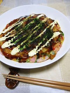 ふわとろ♪餅入りお好み焼き-レシピのメイン写真