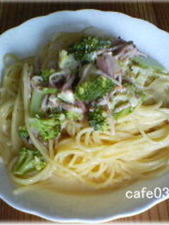 ランチに!簡単クリームパスタ-レシピのメイン写真