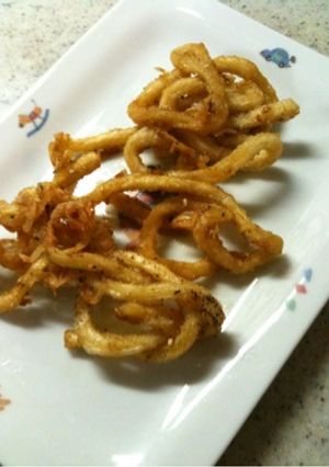 うどんで唐揚げ？-レシピのメイン写真