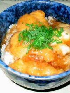 鳥天しょうゆとろとろ丼-レシピのメイン写真