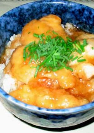 鳥天しょうゆとろとろ丼-レシピのメイン写真