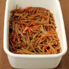 A picture of 我が家のきんぴらごぼう.
