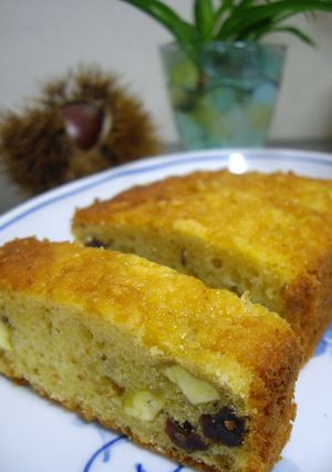 バター20ｇ☆ブランデー風味の栗ケーキ-レシピのメイン写真