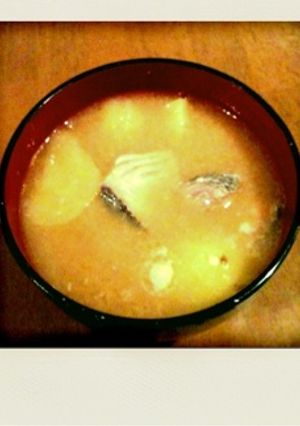サーモンのバター味噌汁-レシピのメイン写真