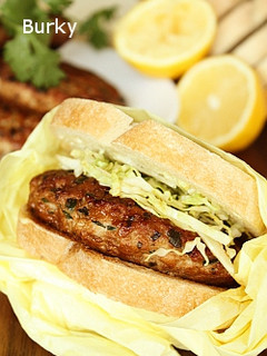 さっぱり味の餃子バーグサンド-レシピのメイン写真
