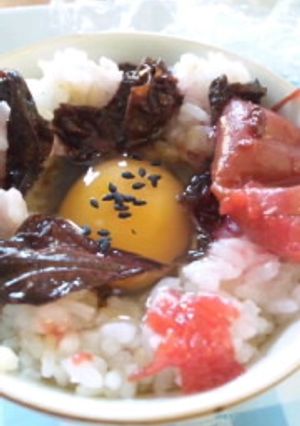 ぅめ梅うっめ～な●卵かけごはん●-レシピのメイン写真