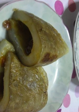 あけびの甘味噌挟み-レシピのメイン写真