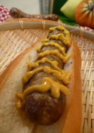 牛肉の生ソーセージでホットドッグ-レシピのメイン写真