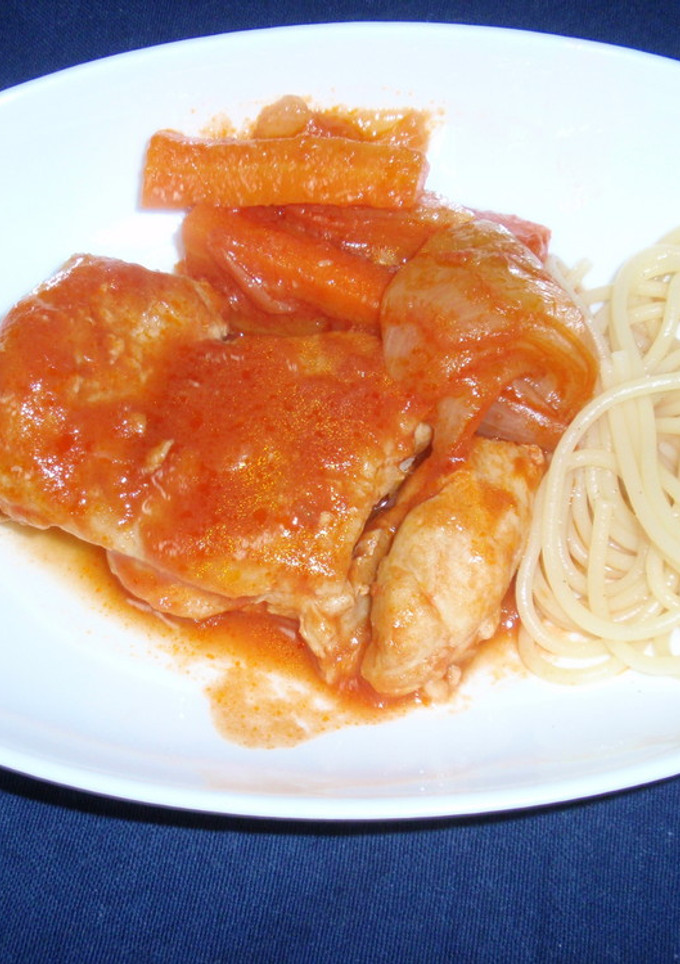 とろとろ鶏肉のトマト煮込み-レシピのメイン写真