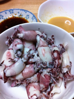 簡単☆小やりいかの塩茹で-レシピのメイン写真
