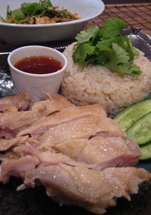 超簡単な海南鶏飯シンガポールチキンライス-レシピのメイン写真