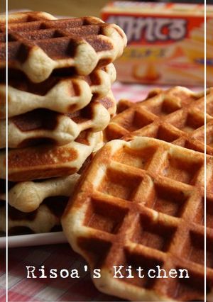 袋でもみもみ♪ワッフル～食事系チーズ編☆-レシピのメイン写真