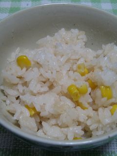 おこげなとうもろこしごはん-レシピのメイン写真